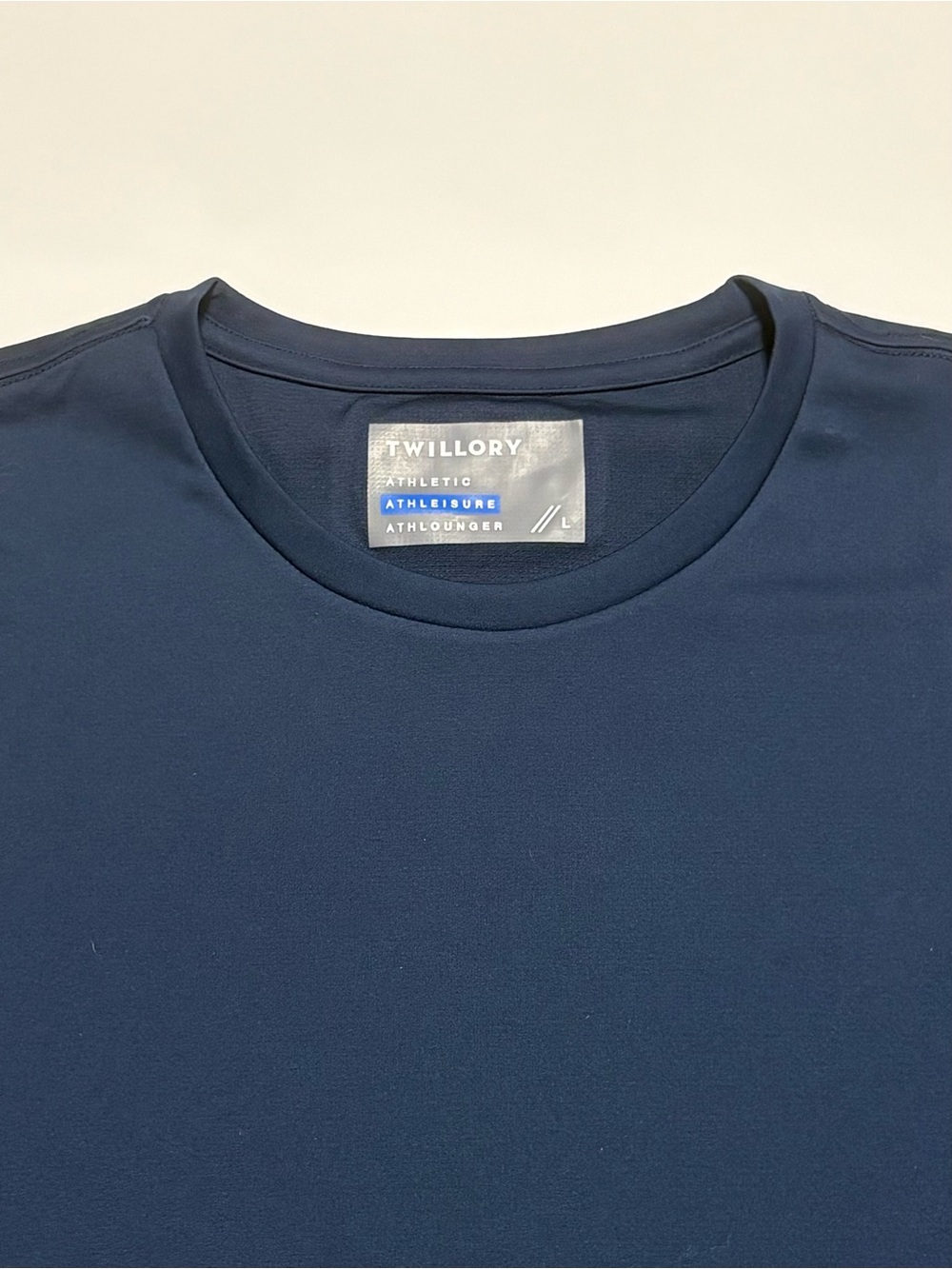 Twillory Athleisure Navy Performance Mens Large T-Shirt